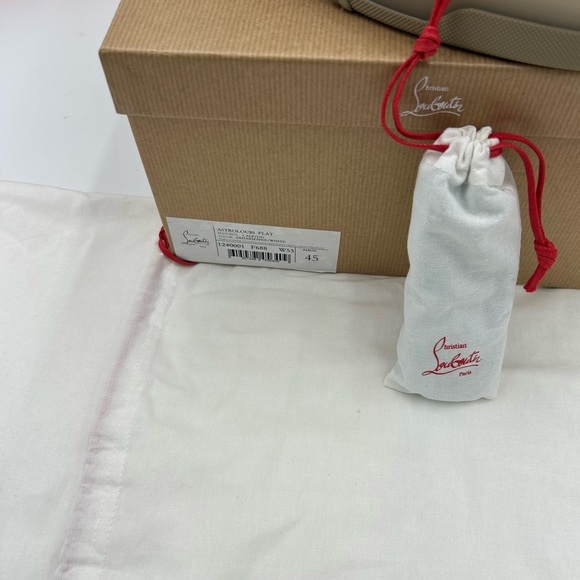 Men's Christian Louboutin Astroloubi low top sneakers Leather trimmed size 45 - Picture 5 of 11
